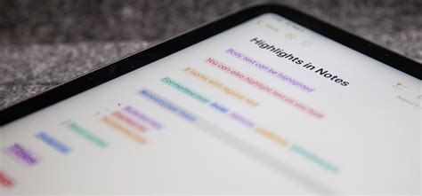 how to change text color in apple notes ipad