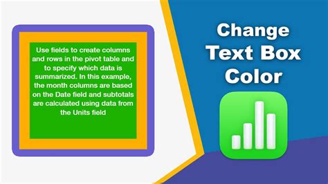 how to change text color in apple numbers