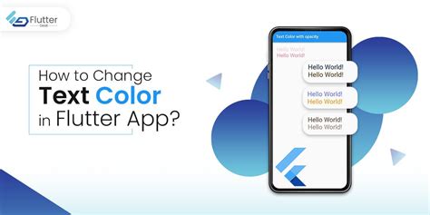 how to change text color in flutter