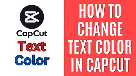 how to change text colour on capcut web