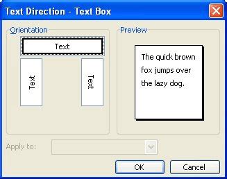 how to change text direction in word to vertical