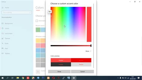 how to change text highlight color windows 10