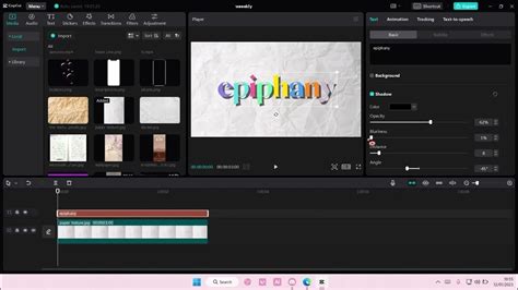 how to change text in capcut