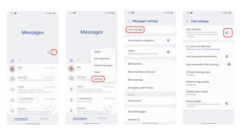 how to change text message settings on android phone