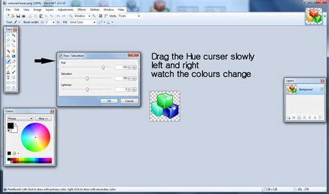 how to change text on a picture in paint