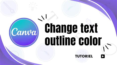 how to change text outline colour in canva
