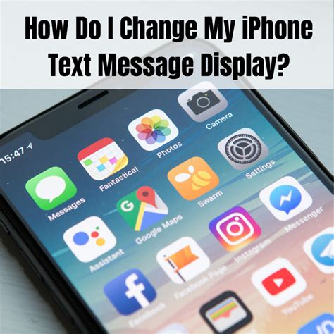 how to change text preview on iphone