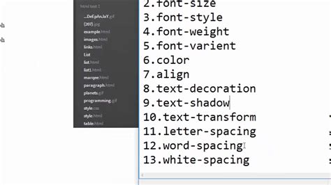how to change text spacing in css