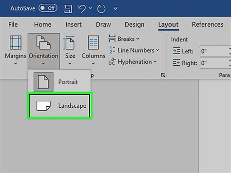 how to change text to horizontal in word