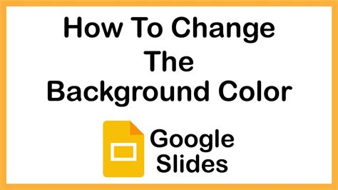 how to change the background color on google slides ipad
