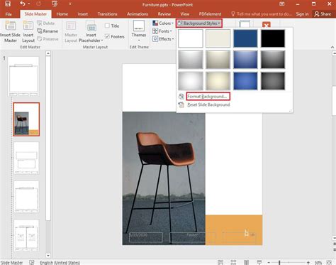 how to change the background graphic in powerpoint