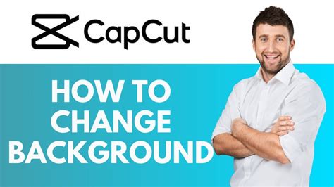 how to change the black background in capcut