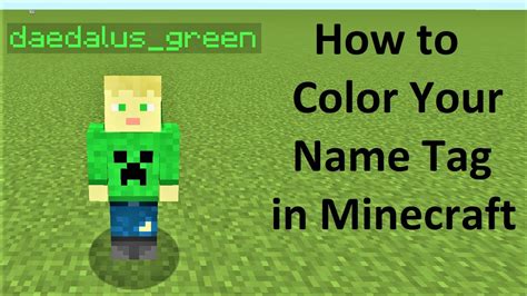 how to change the color of a name tag in minecraft java