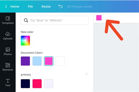 how to change the color of one part of an image in canva