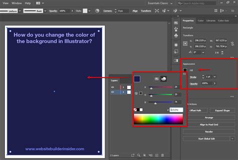 how to change the color of your background in adobe illustrator