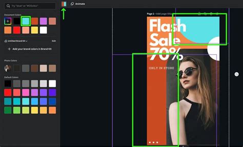 how to change the colour of an element in canva