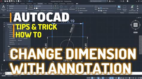 how to change the dimensions on autocad