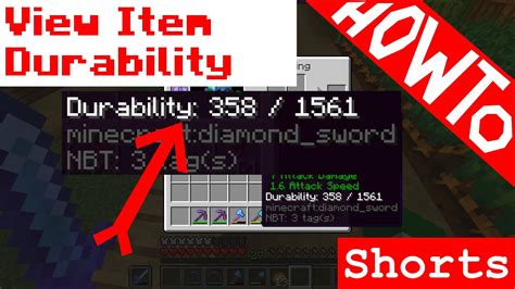 how to change the durability of items in minecraft with commands
