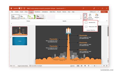 how to change the size of individual slides in powerpoint