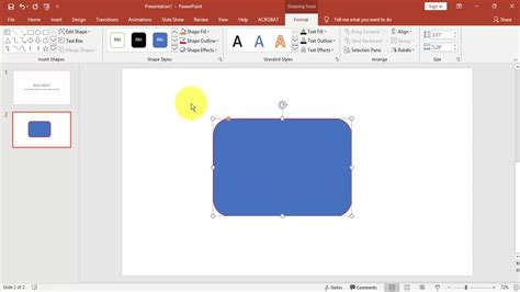 how to change the thickness of a shape in powerpoint