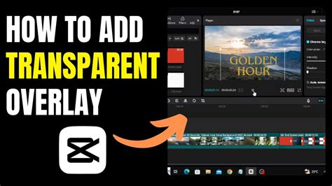 how to change the transparency of an image in capcut