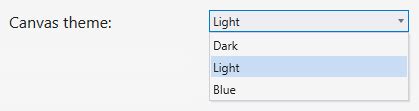 how to change theme in canvas