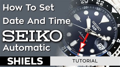 how to change time and date on automatic watch