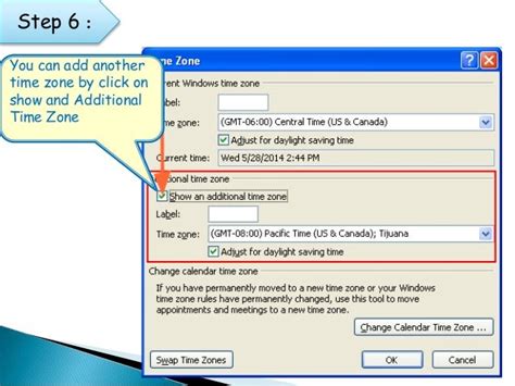 how to change time format in outlook email