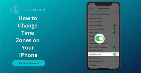 how to change time zone in iphone 11