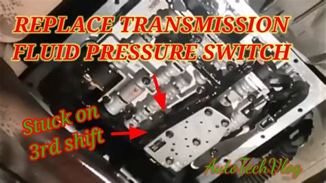 how to change transmission fluid pressure sensor