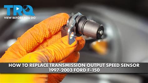 how to change transmission output speed sensor