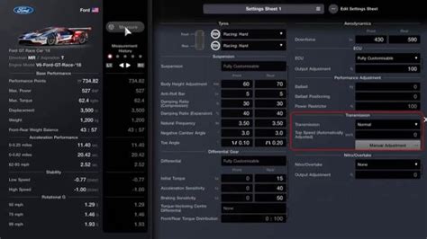 how to change transmission to manual in gt7