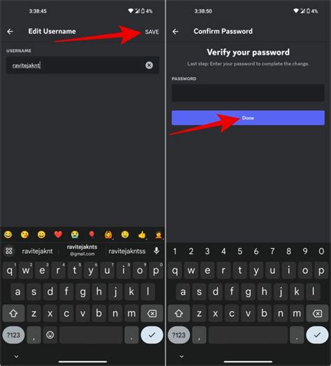 how to change user on discord mobile
