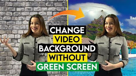 how to change video background without green screen in android