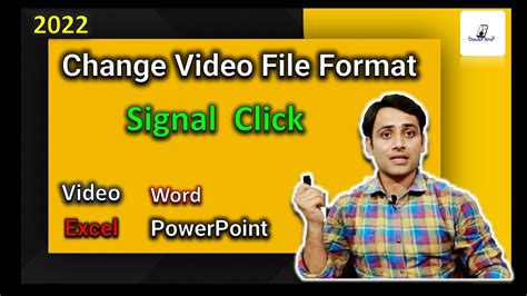 how to change video file format in pc