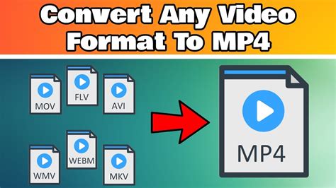 how to change video format to mp4 on pc