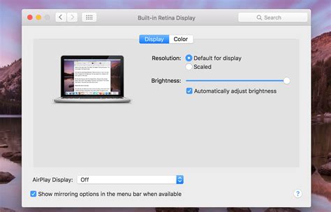 how to change video resolution on macbook
