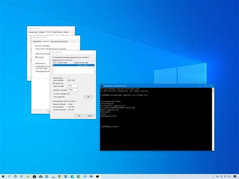 how to change virtual memory size in windows 10