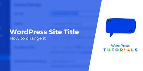 how to change web page title in wordpress