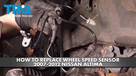 how to change wheel speed sensor