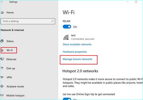 how to change wifi password on computer windows 10