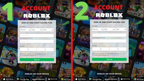 how to change your account on roblox mobile