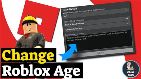 how to change your age on roblox