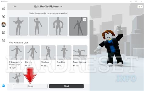 how to change your avatar pose on roblox computer