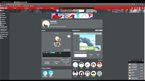 how to change your bio on roblox mobile