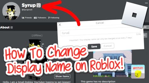 how to change your display name on roblox computer