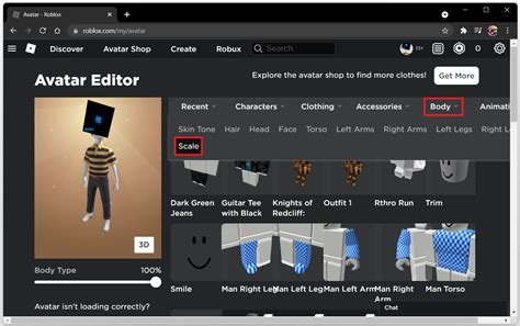 how to change your height in roblox on a phone