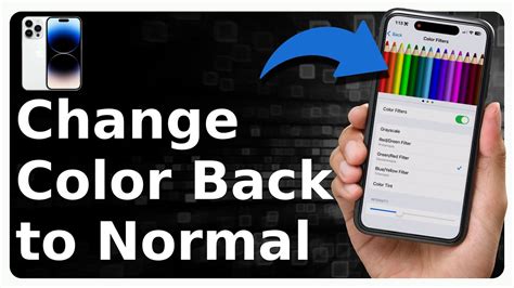 how to change your iphone screen back to normal