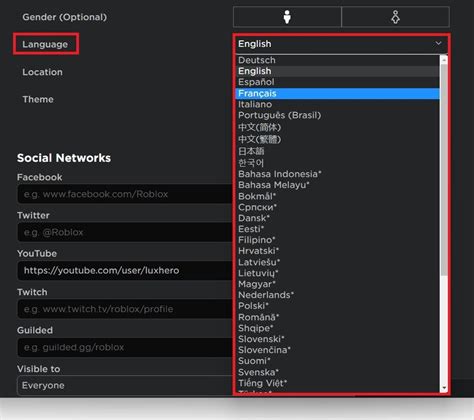 how to change your language in roblox studio