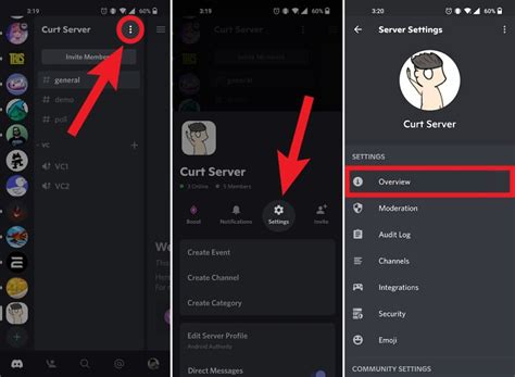 how to change your name in a discord server mobile